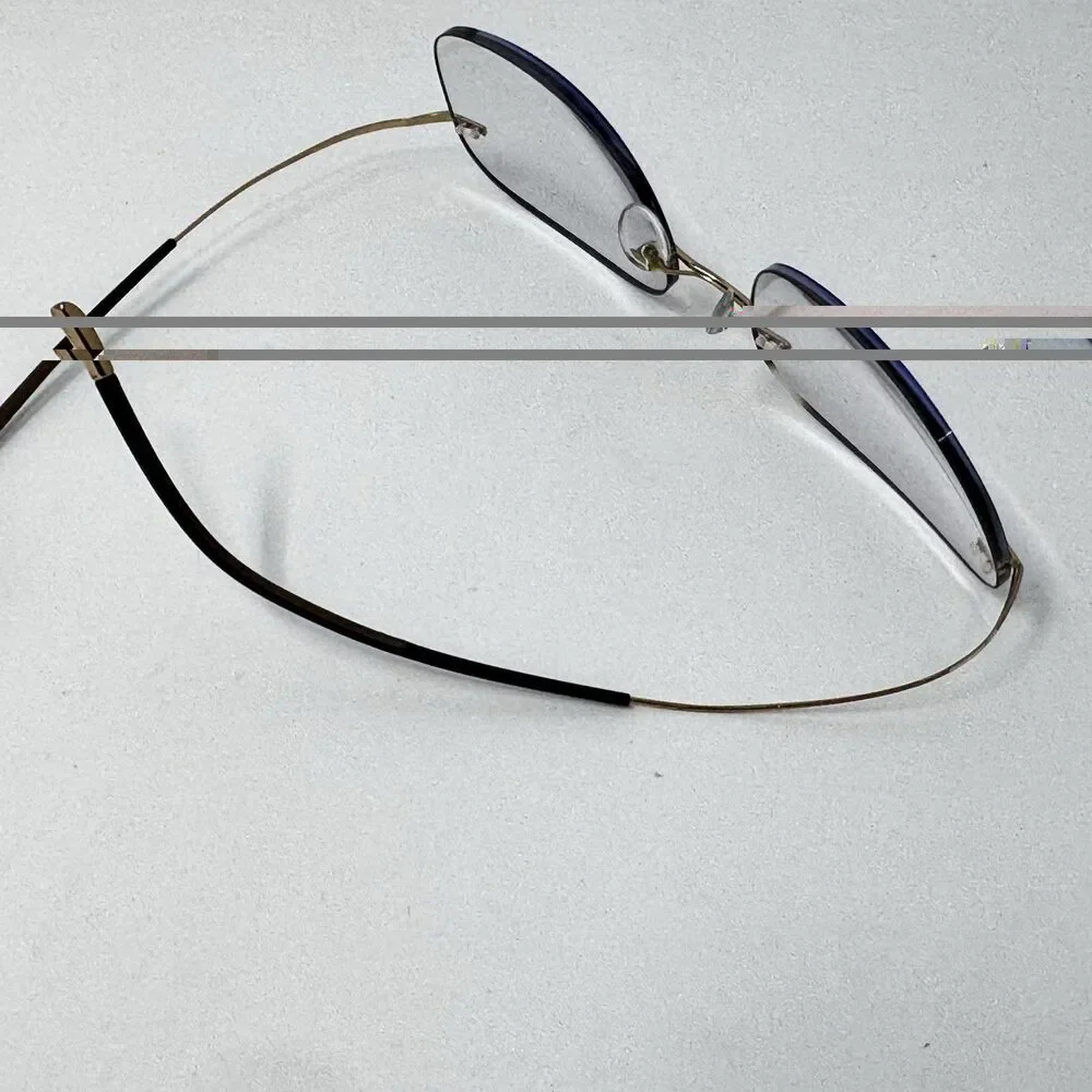 Silhouette 7581 Gold Rimless Eyeglass Frames Made in Austria 21-160